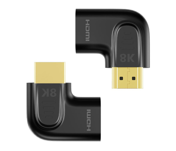 Unitek Adapter kątowy płaski 8K HDMI 90 i 270 stopni - 1455216 - zdjęcie 2